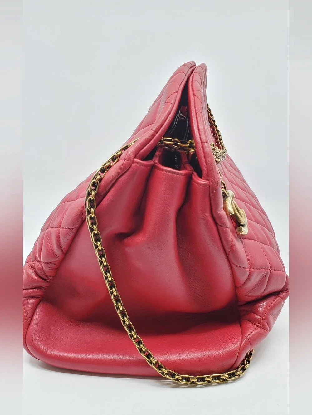 Chanel 2011 Lambskin Quilted Medium Just Mademoiselle.